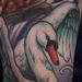 Tattoos - Swan spray painting sleeve - 94931